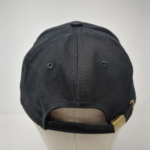 Trexis Slideback Hat Black One Size Adjustable Vented Holes 6 Panel i Fashion - Picture 5 of 8